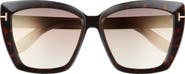 TOM FORD Scarlet-02 57mm Square Sunglasses