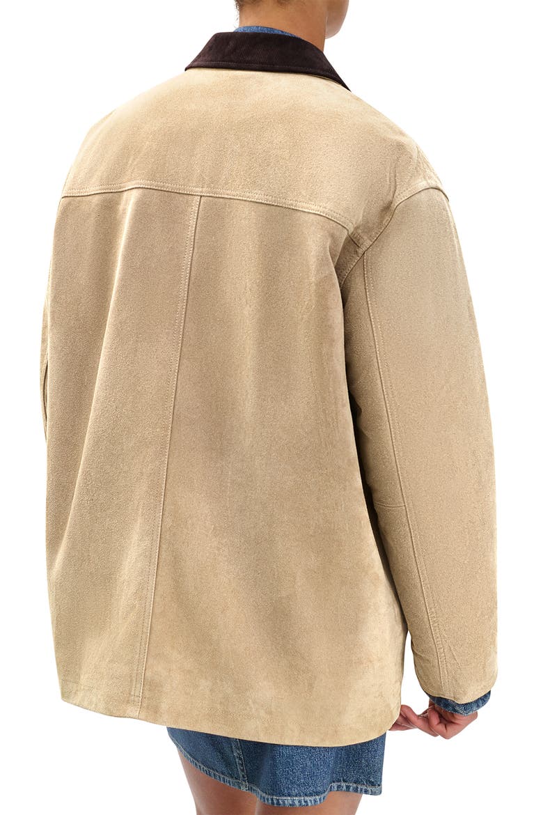 Cassidy Suede Jacket, Alternate, color, TAN