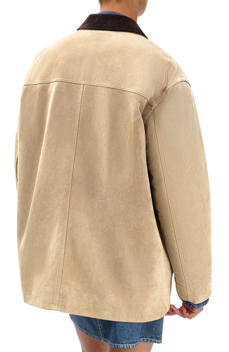 rag & bone Cassidy Suede Jacket, Alternate, color, Tan