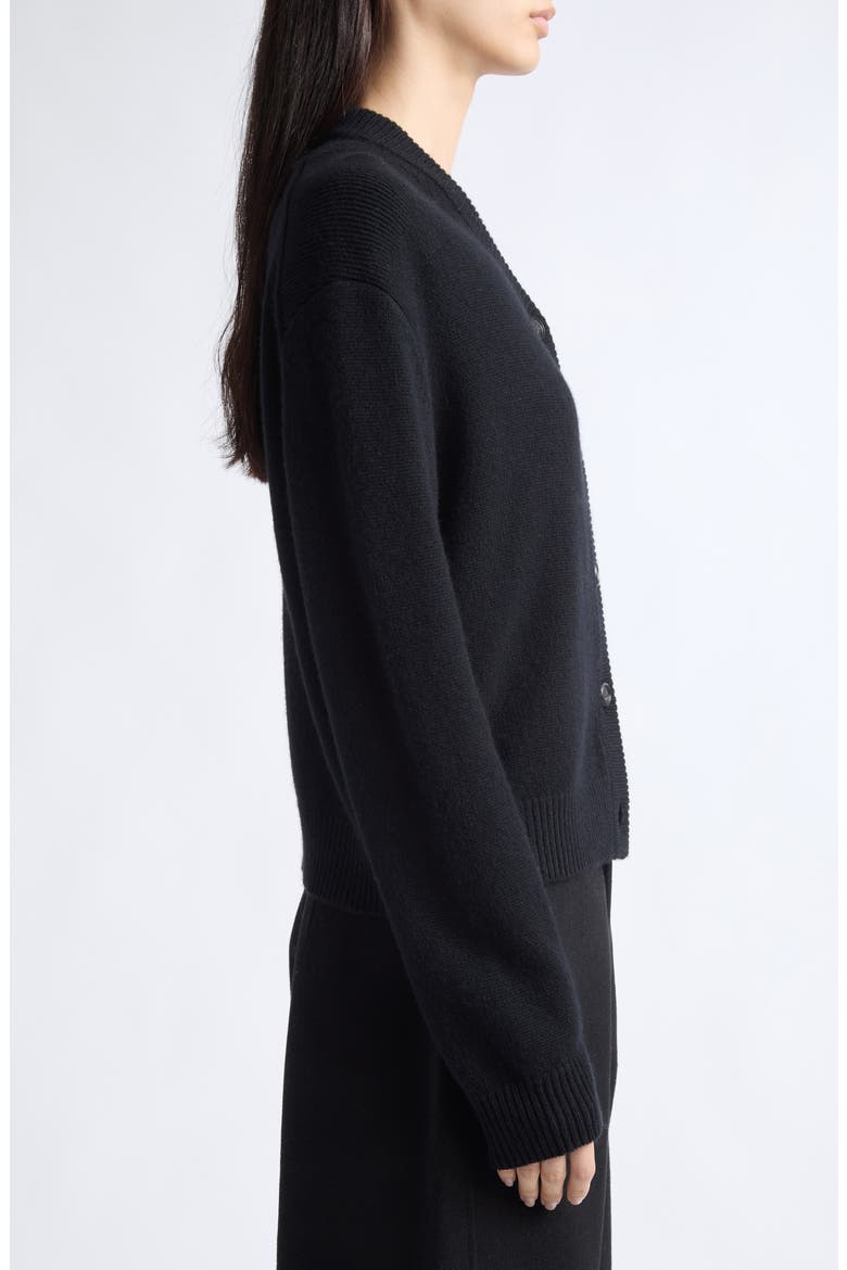 Jorun Cashmere Cardigan, Alternate, color, BLACK