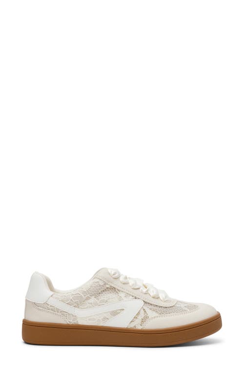 Dolce Vita Dv By  Voyage Sneaker In Ivory Lace