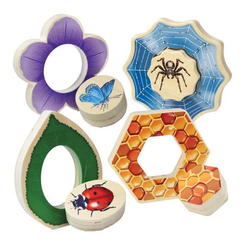 Who's Hiding? Garden Bug Puzzles - Set of 4