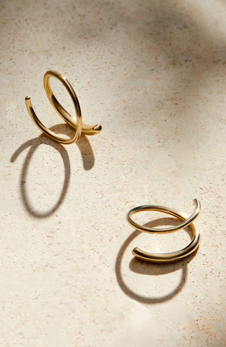 Ana Luisa Double Hoop Earrings - Harley, Alternate, color, Gold