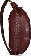 OLD TREND Lily Oversized Handwoven Convertible Leather Sling Bag