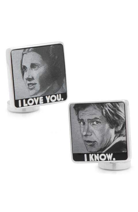 I Love You/I Know Cuff Links
