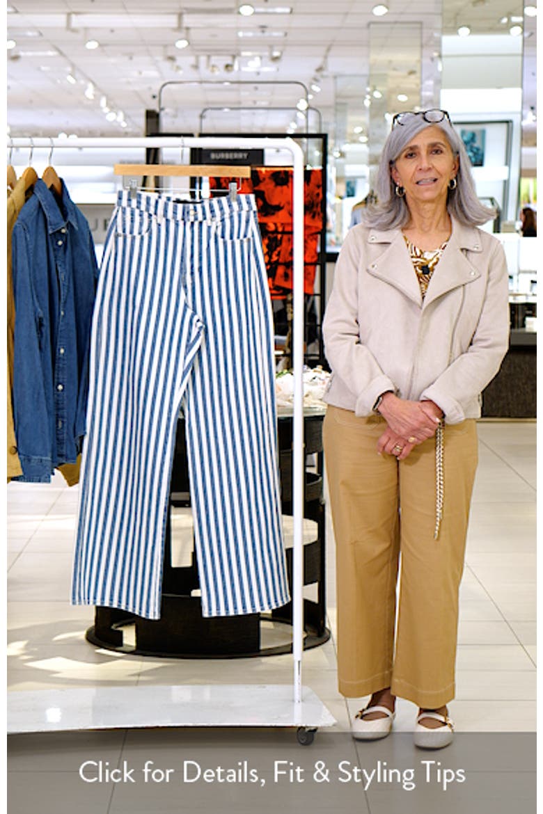 Taylor Stripe Wide Leg Jeans video