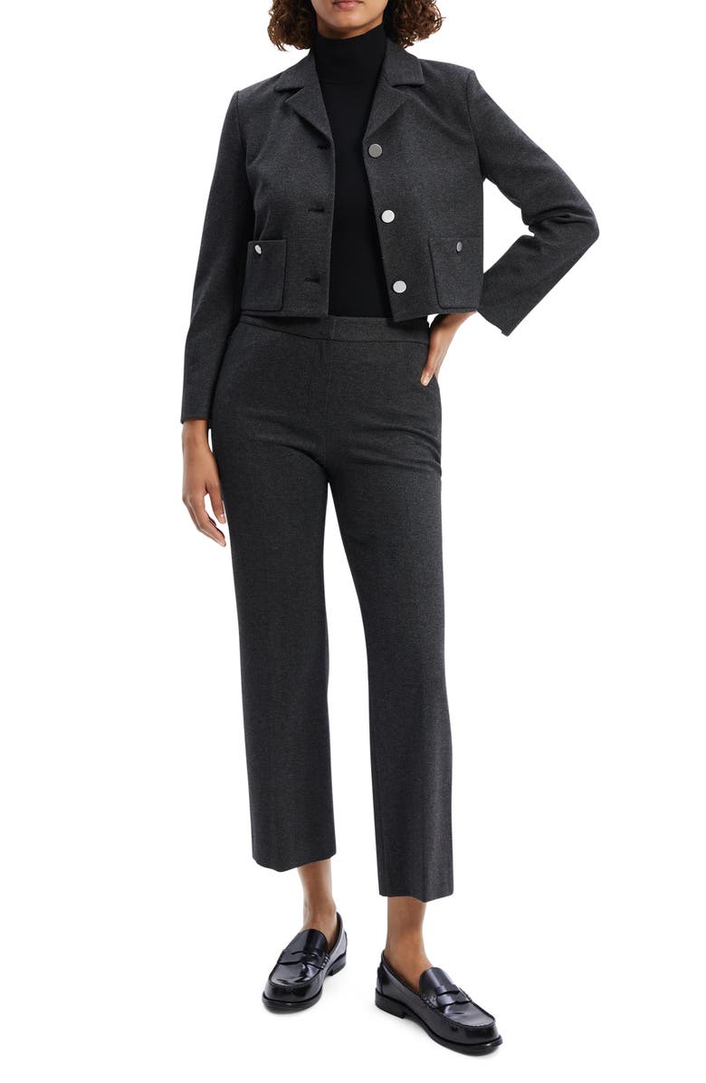 Theory Boxy Crop Jacket, Alternate, color, 