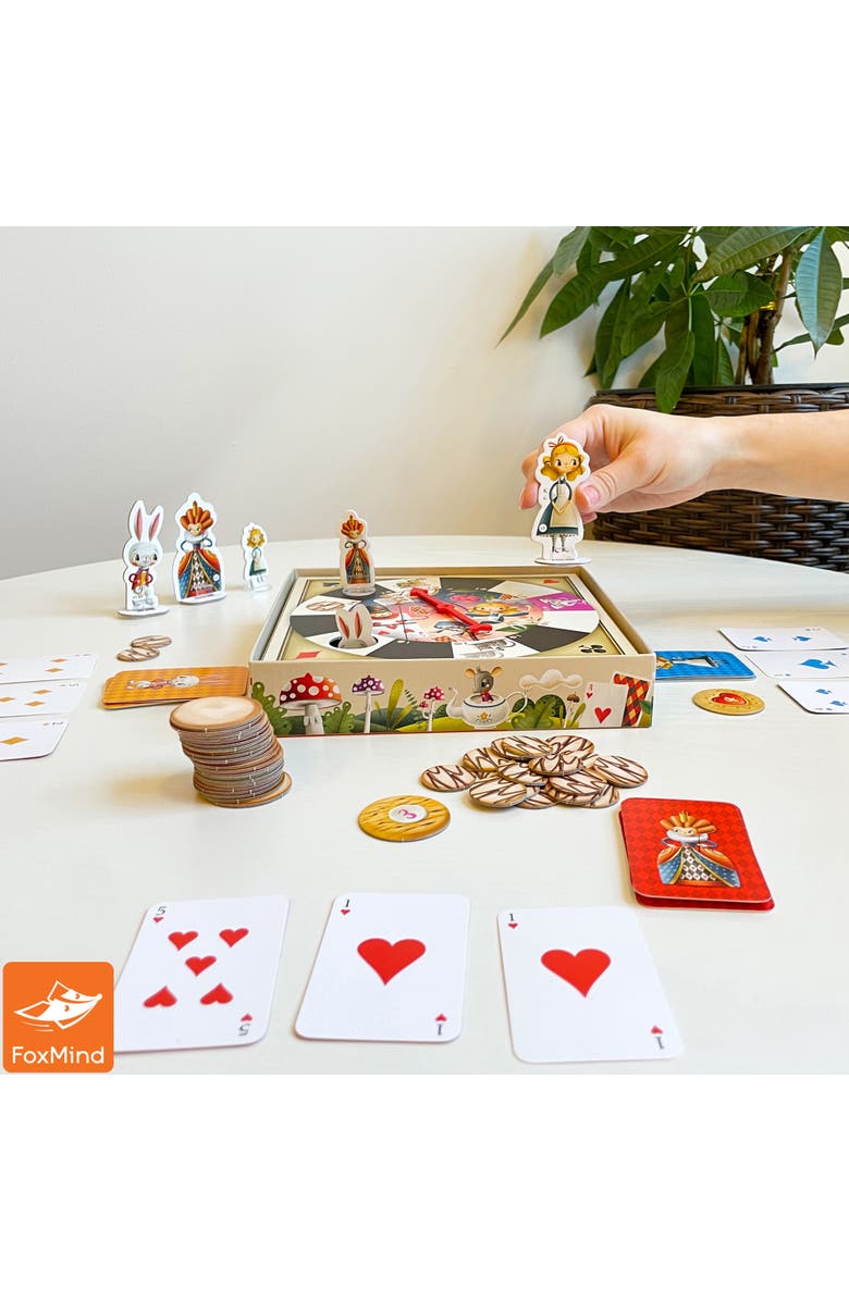 FoxMind Alice's Adventures In Wonderland Board Game, Alternate, color, 