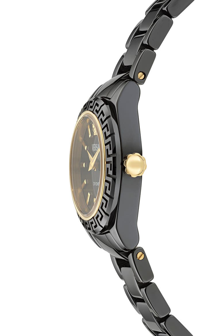 DV One Mini Bracelet Watch, 28mm, Alternate, color, BLACK