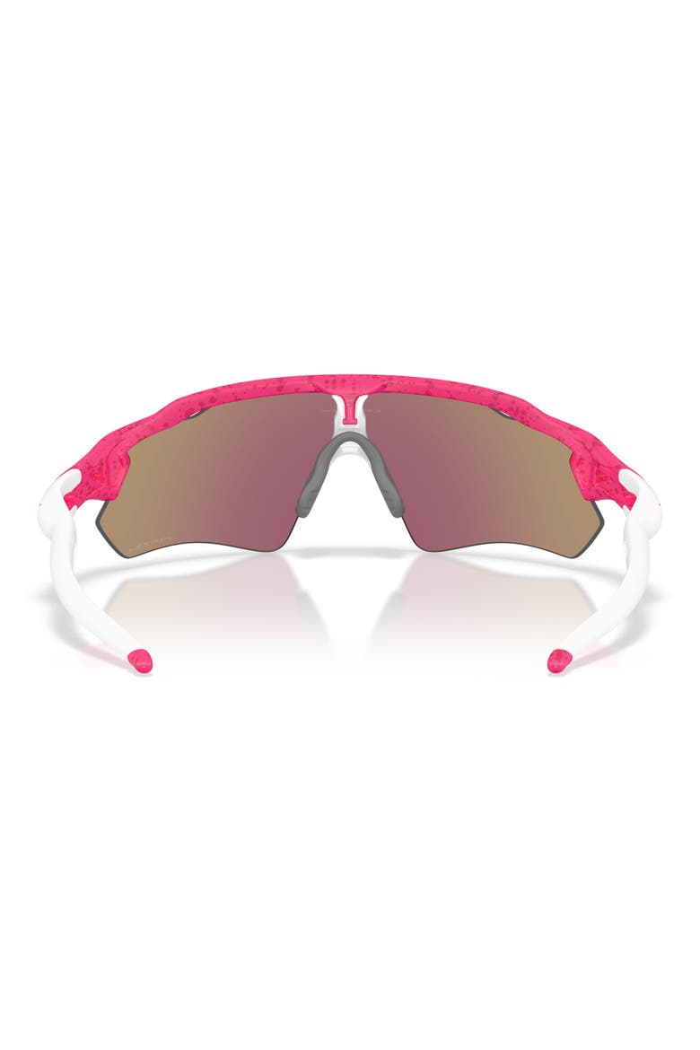 Radar EV Path 138mm Rectangle Sunglasses, Alternate, color, NEON PINK SPLATTER / PRIZM