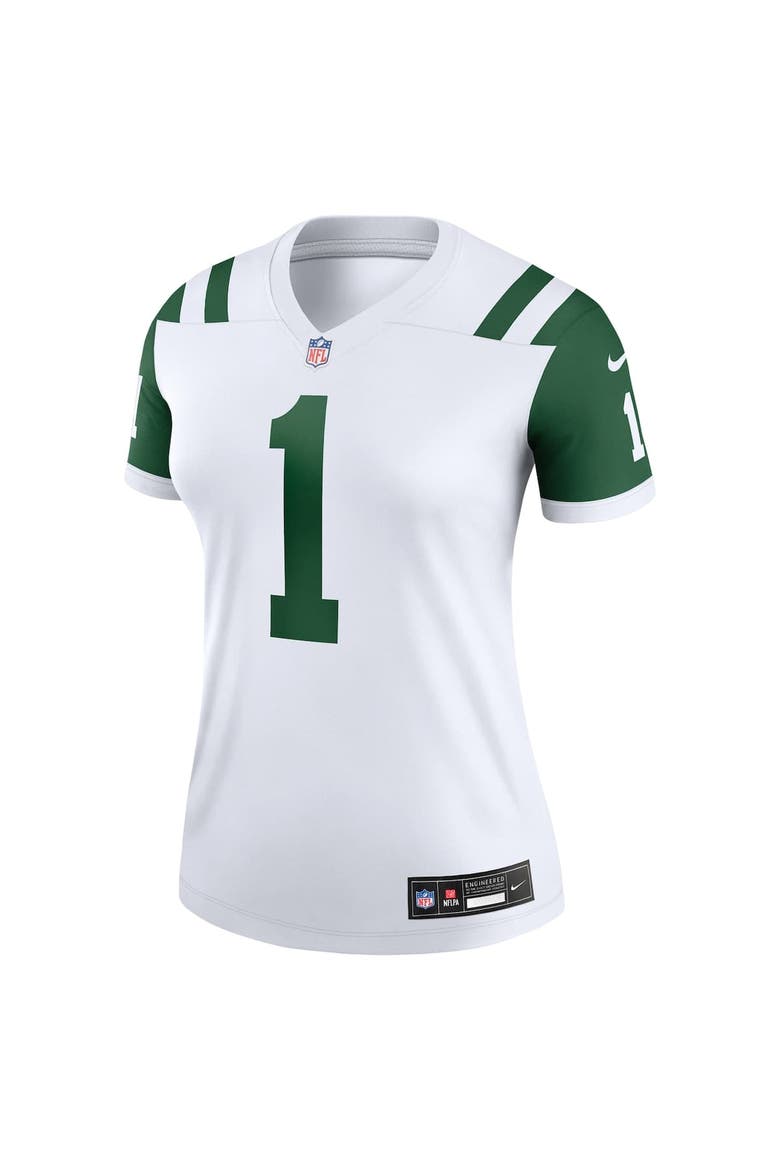 Women's Nike Ahmad Sauce Gardner Classic Alternate White New York Jets Alternate Legend Player Performance Top, Alternate, color, White