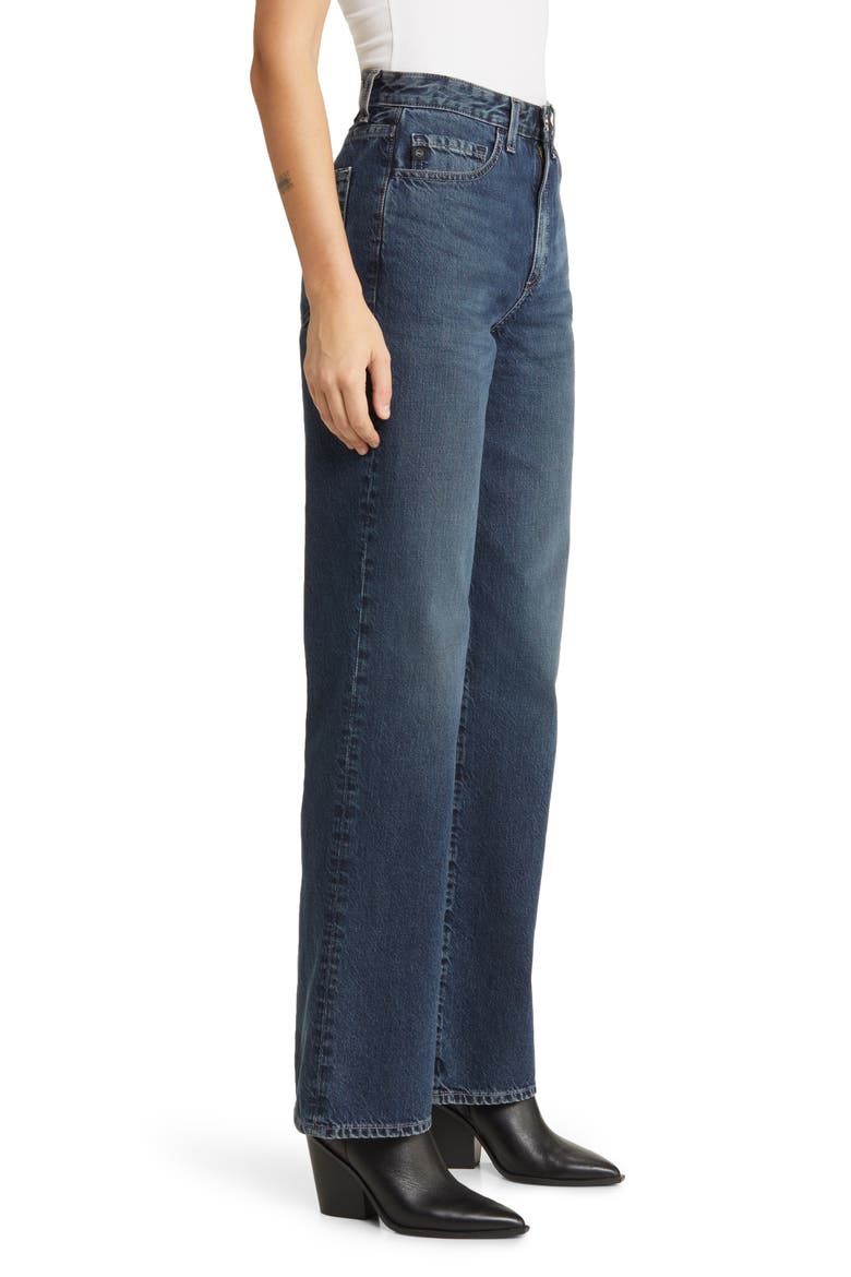 Kora High Waist Wide Leg Jeans, Alternate, color, PALACE