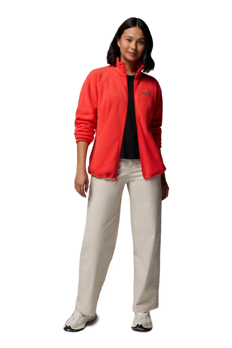 Benton Springs Fleece Jacket, Alternate, color, POPPY RED