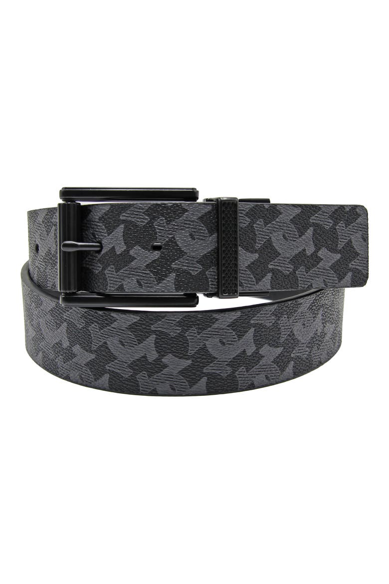 Braun Reversible Belt, Main, color, PRINTED