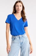 1901 V-Neck Cotton T-Shirt