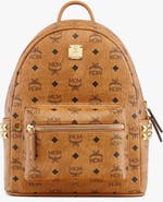 MCM Small Stark Side Studs Backpack in Visetos