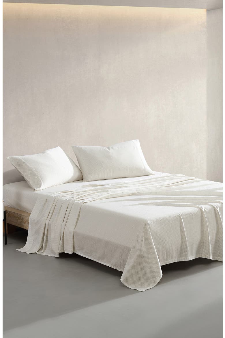 Muru 200 Thread Count Organic Cotton Sheet Set, Alternate, color, BEIGE