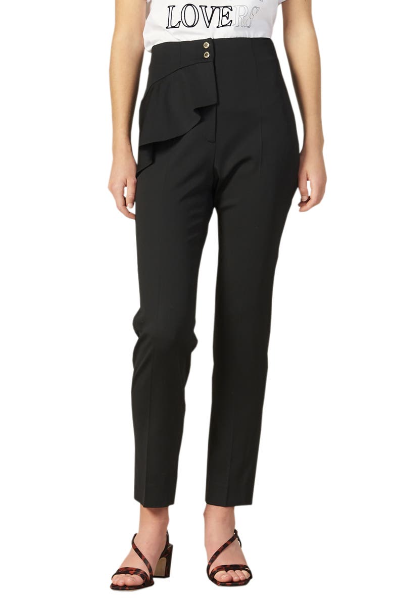 SANDRO Jani Straight Leg Pants, Main, color, 