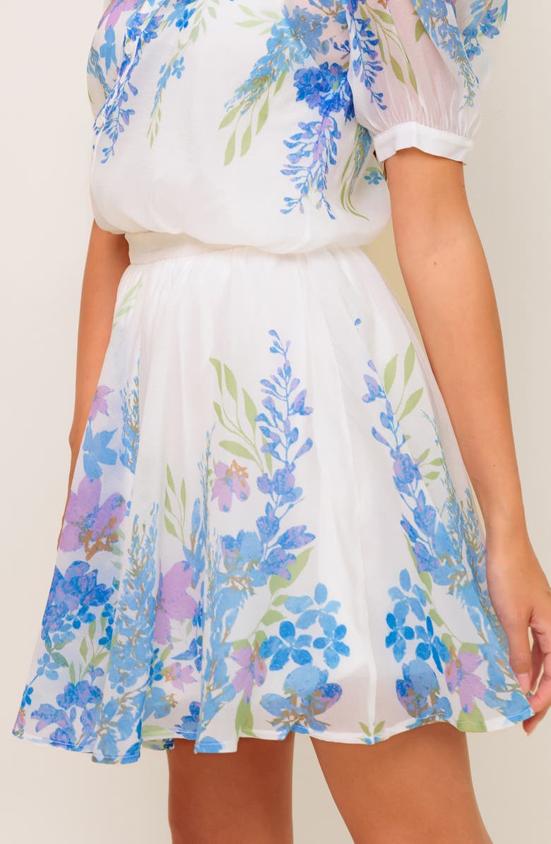 FLYING TOMATO Floral Print Miniskirt, Alternate, color,