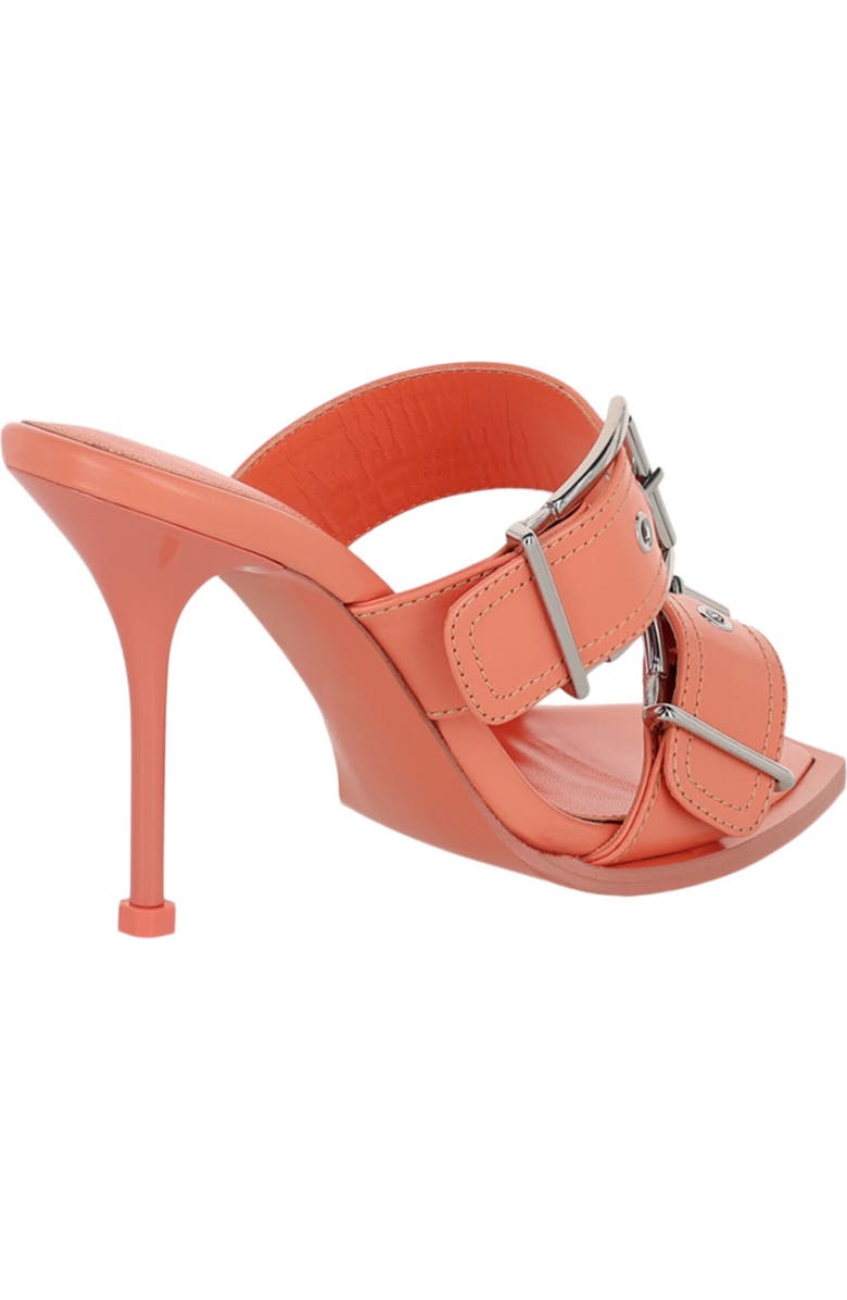 McQueen Punk Double Buckle Sandal, Alternate, color,