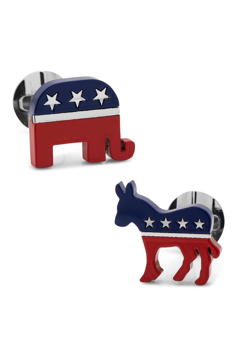 Bipartisan Cuff Links, Main, color, BLUE
