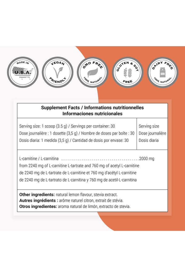 L-Carnitine Formula, Alternate, color, None