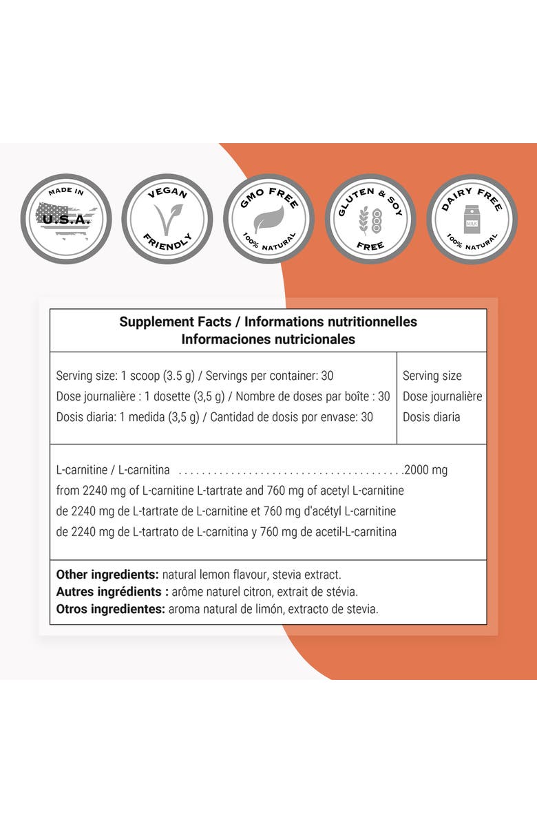 SuperSmart L-Carnitine Formula, Alternate, color,