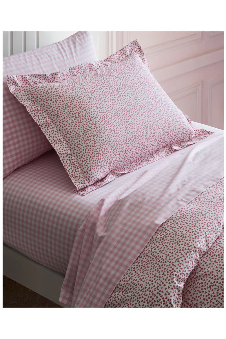 Signature Collection Sweethearts Duvet Cover & Shams Set, Alternate, color, PINK