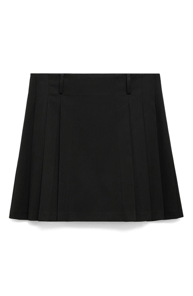 MANGO Pleated Miniskirt, Alternate, color,