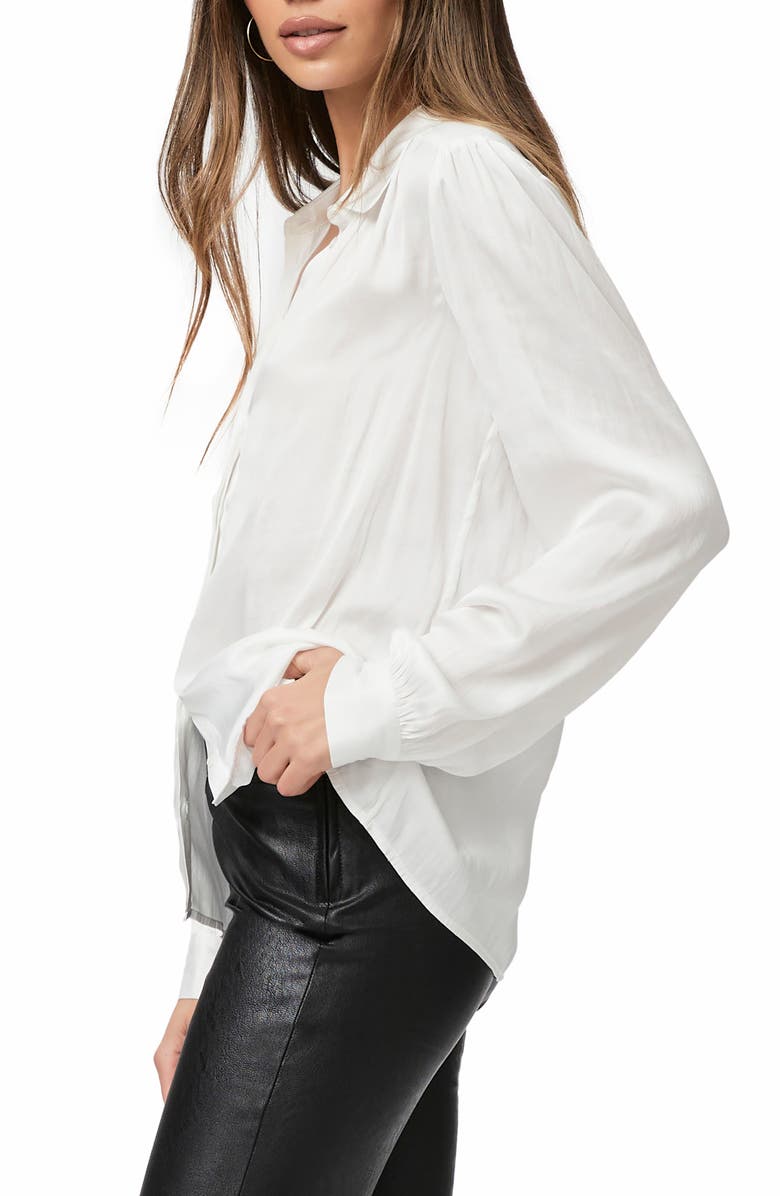 PAIGE Maryanne Button-Up Shirt, Alternate, color, White
