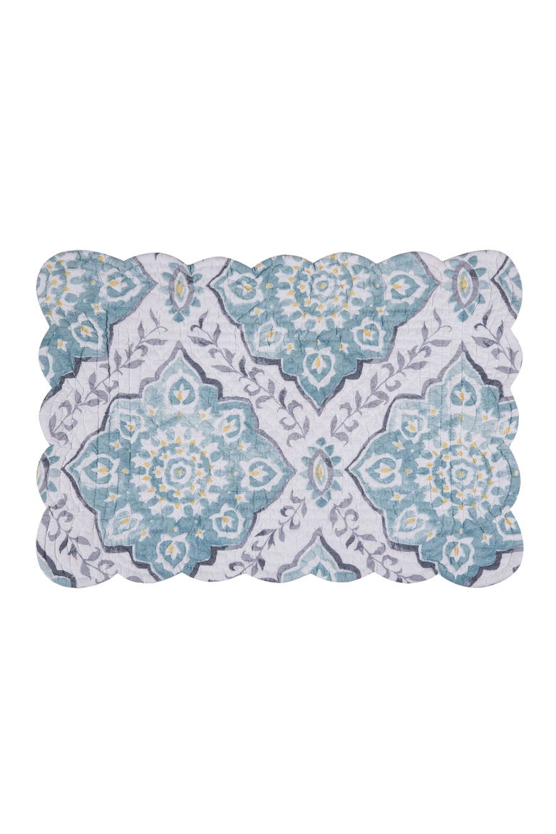 Harlan Placemats Set of 6, 13" x 19", Alternate, color, Blue