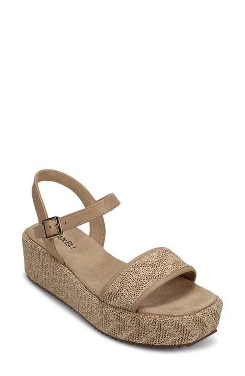 Walda Ankle Strap Platform Sandal (Women)