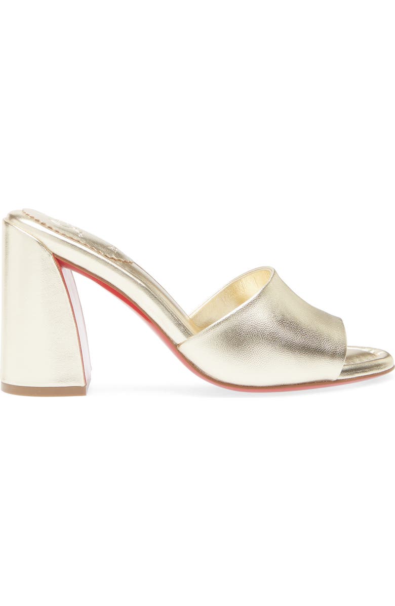Christian Louboutin Jane Slide Sandal, Alternate, color, G306 Platine/ Lin Platine