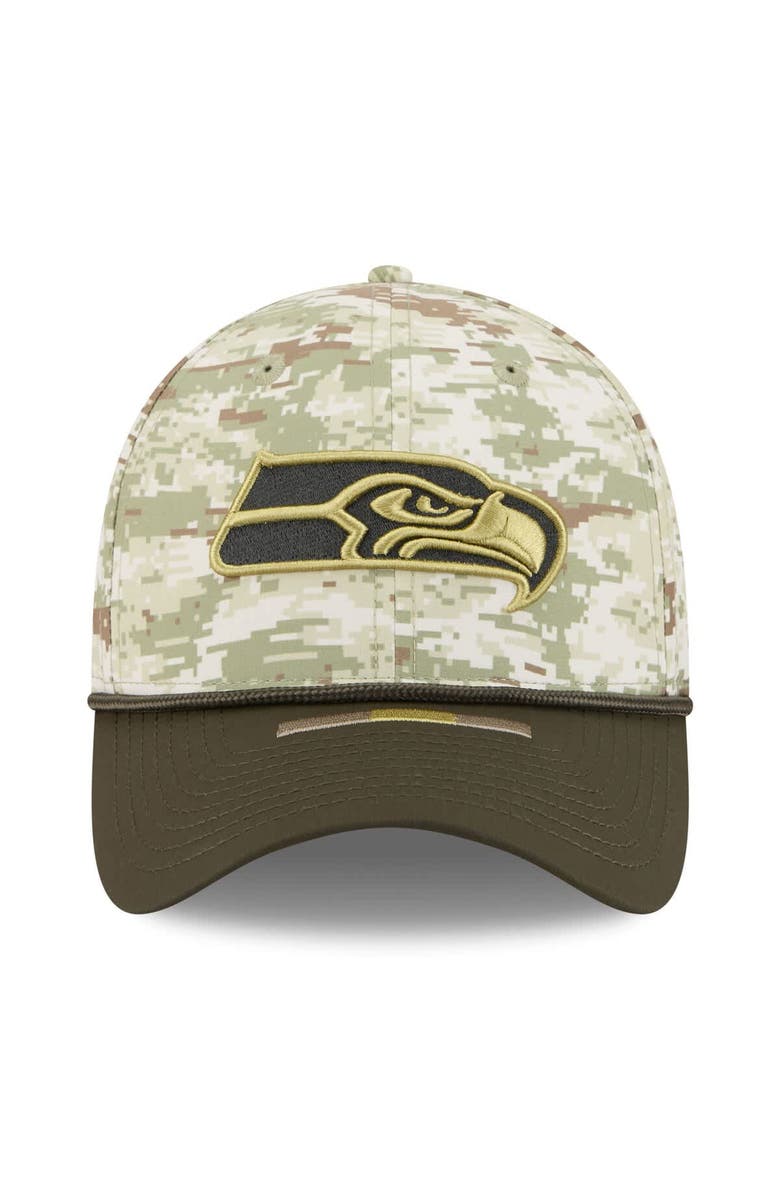 New Era Men's New Era Camo Seattle Seahawks 2025 Salute to Service 39THIRTY Flex Hat, Alternate, color, Camo