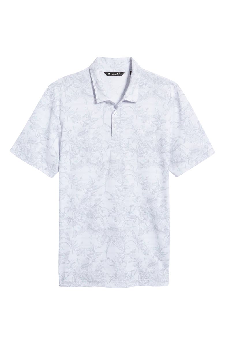 TravisMathew Stay on Target Floral Piqué Polo, Alternate, color, 