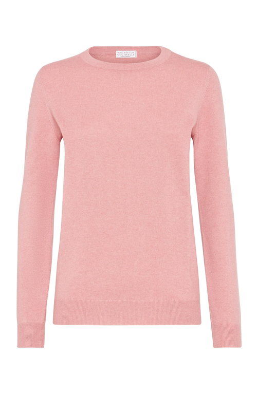 Brunello Cucinelli Cashmere Sweater In Pink