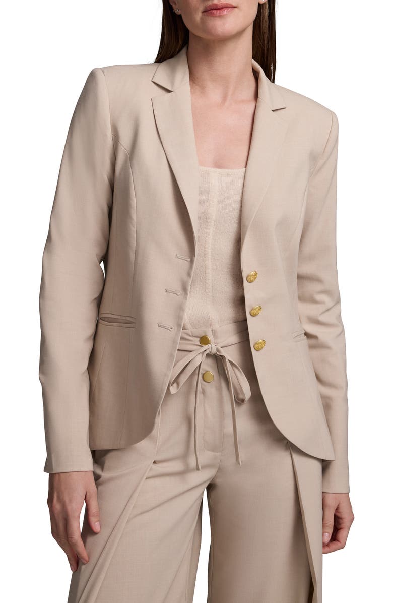 NIC+ZOE Milan Juliette Blazer, Main, color, Chamois