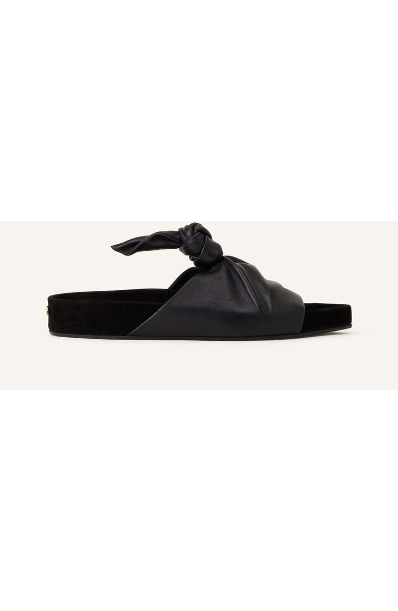 Lanvin Cocoon Flat Leather Mule, Main, color, Black
