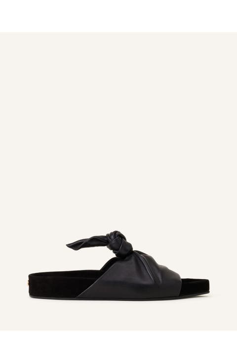 Cocoon Flat Leather Mule