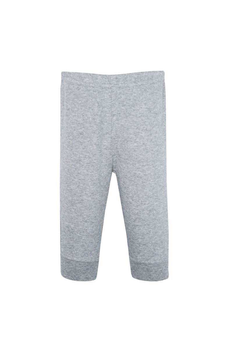 Hudson Baby Pack of 4 Collection of Versatile Pants Bottoms, Alternate, color, Navy Ditsy Floral