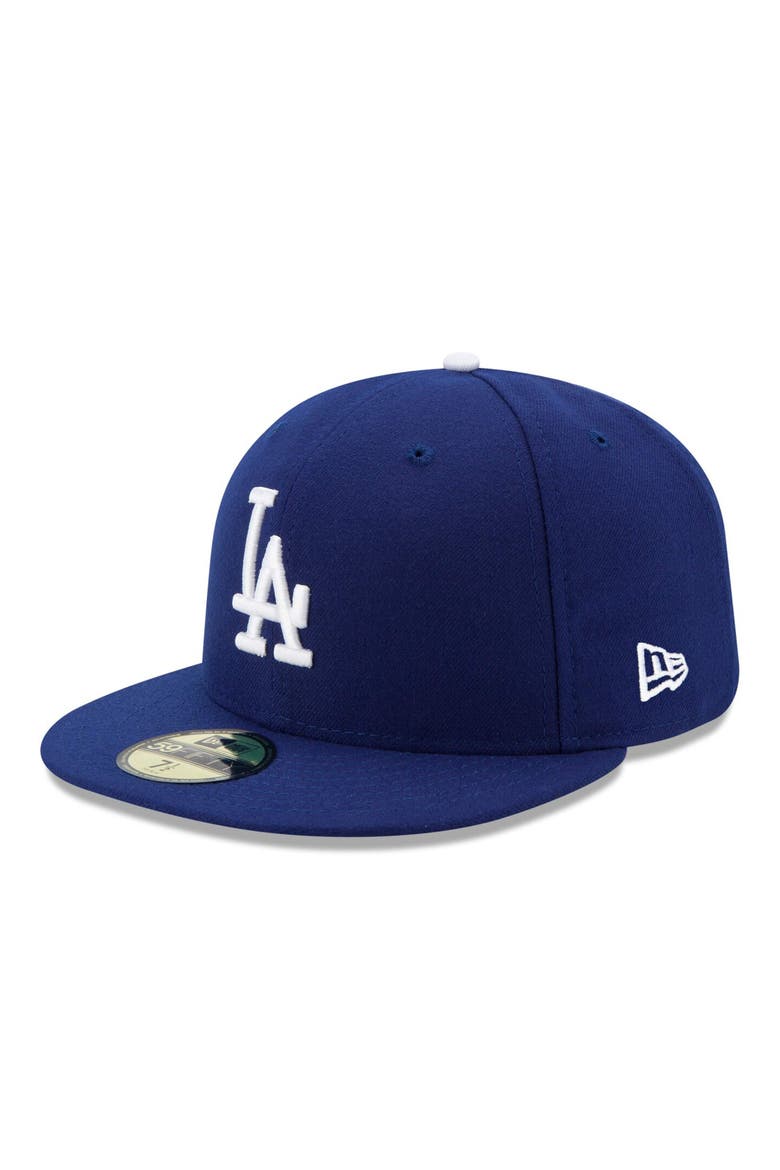 Men's New Era Royal Los Angeles Dodgers Authentic Collection On Field 59FIFTY Performance Fitted Hat, Alternate, color, ROYAL