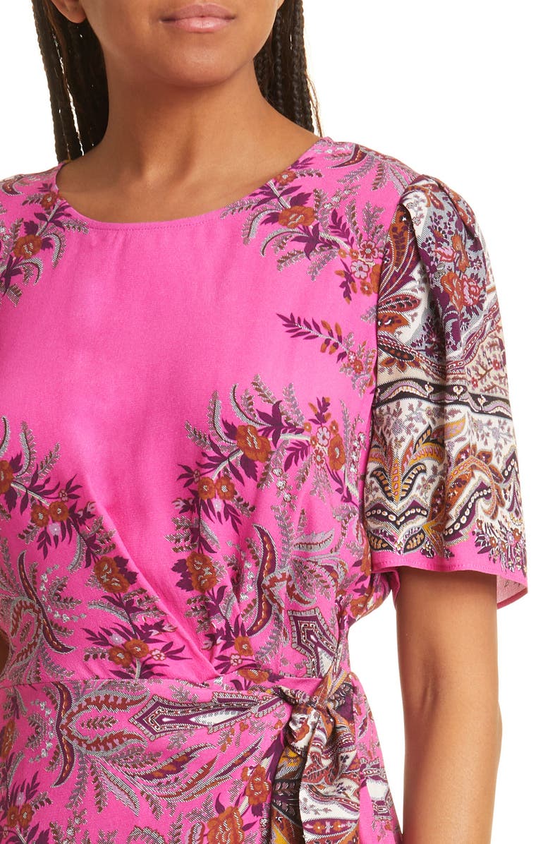 KOBI HALPERIN Alexis Side Tie Dress, Alternate, color,