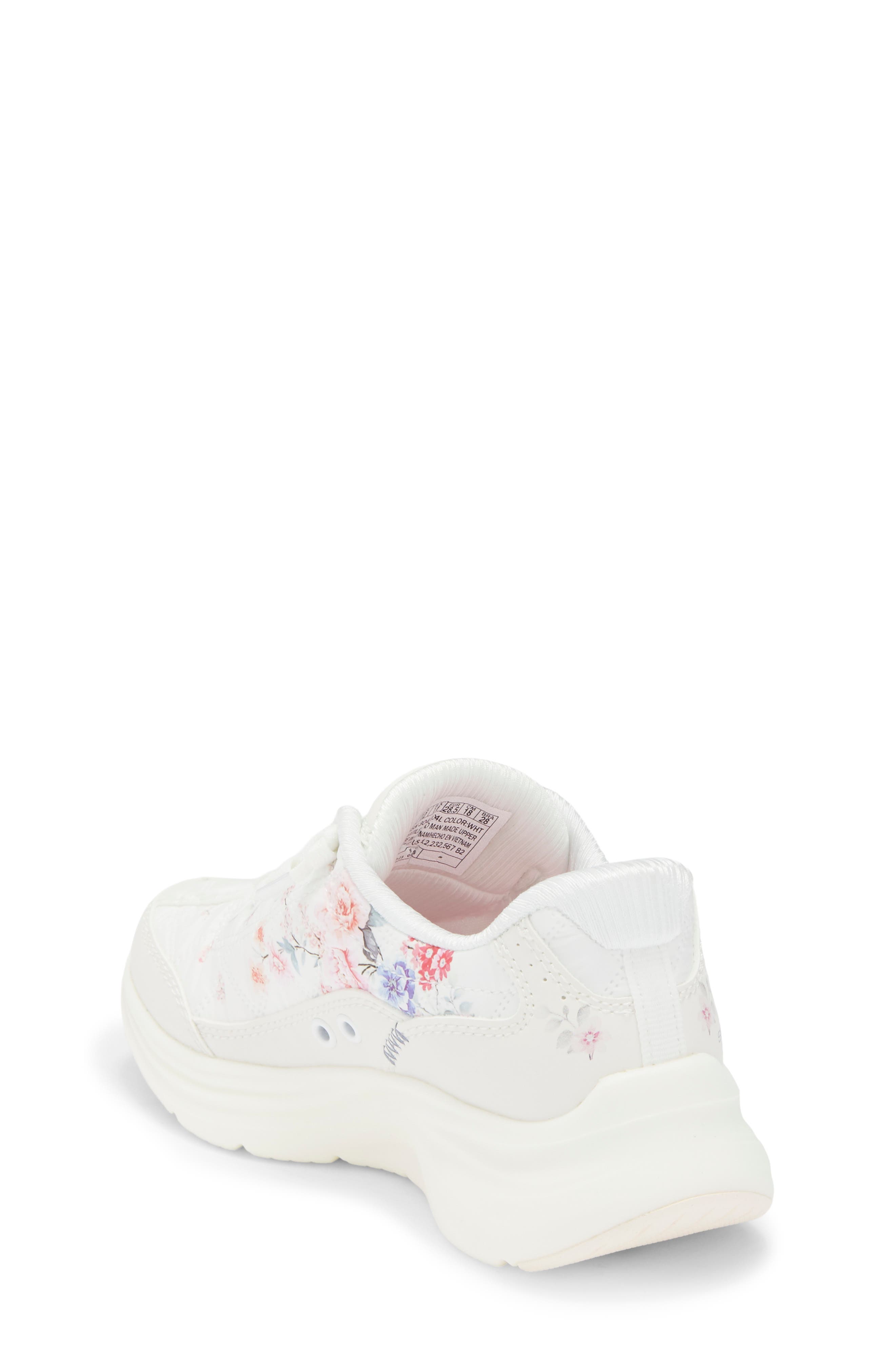Kids' Hands Free Slip-ins® Contour Foam Sneaker, Alternate, color, WHT