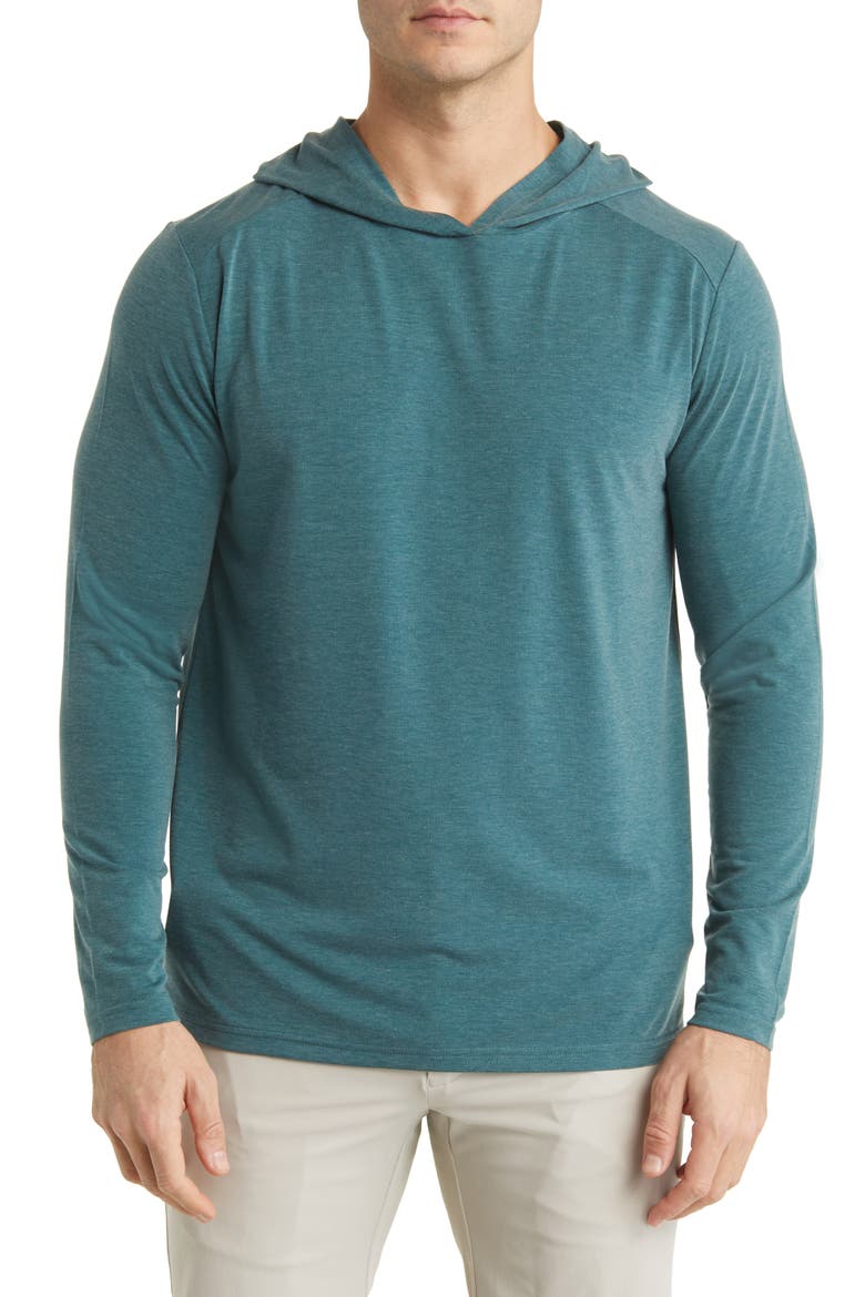 The Seabreeze Performance Hoodie, Main, color, SEAPINE