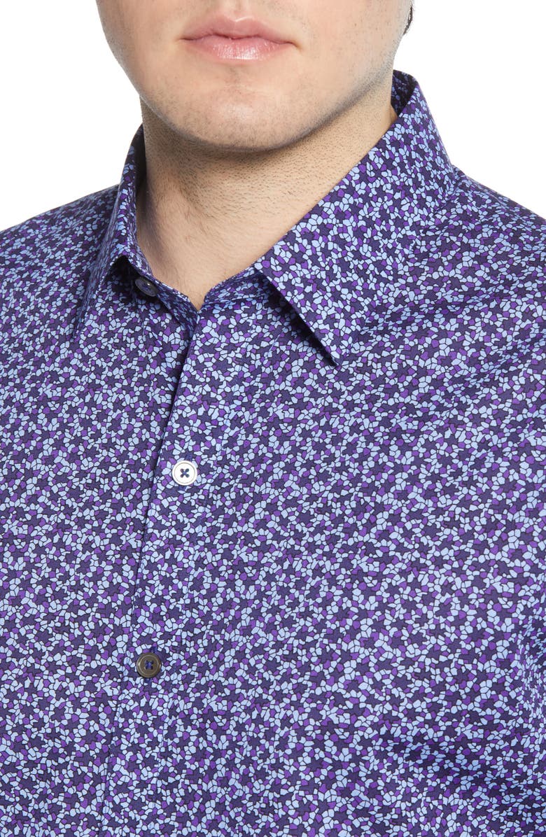 Zachary Prell Bronwen Regular Fit Short Sleeve Button-Up Sport Shirt, Alternate, color,