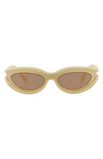 56mm Oval Sunglasses