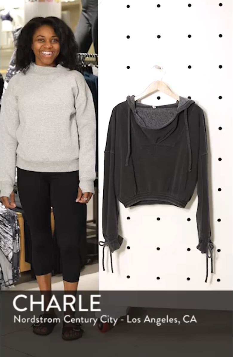 Free People Movement Ojai Crop Hoodie, sales video thumbnail