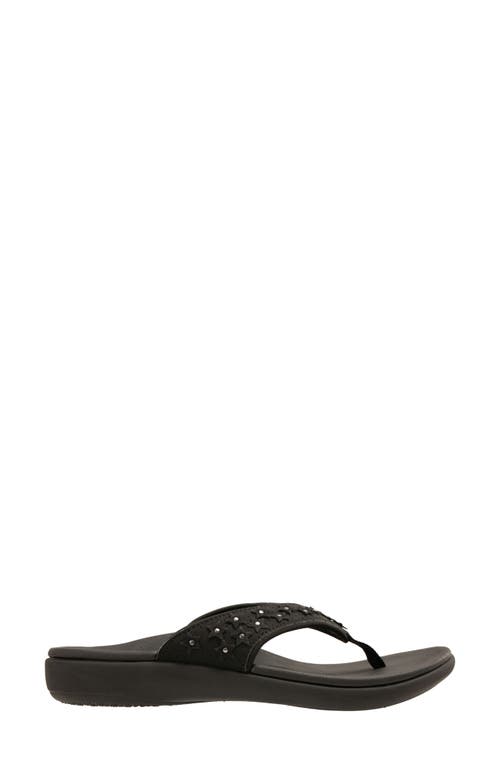 Revitalign Yumi Bvi Flip Flop In Black