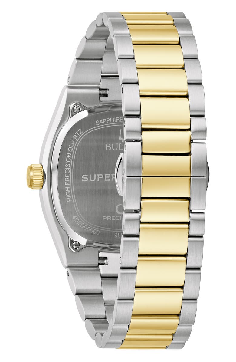 BULOVA Super Seville Two-Tone Bracelet Watch, 37.5mm, Alternate, color, Two-Tone