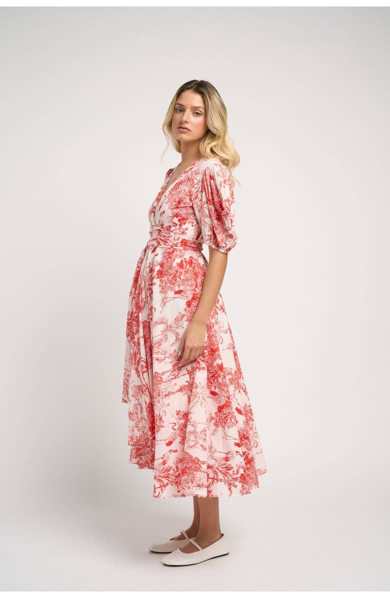 GUADALUPE DESIGN Monica Dress, Alternate, color, Red